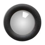 Black convex mirror 16 cm