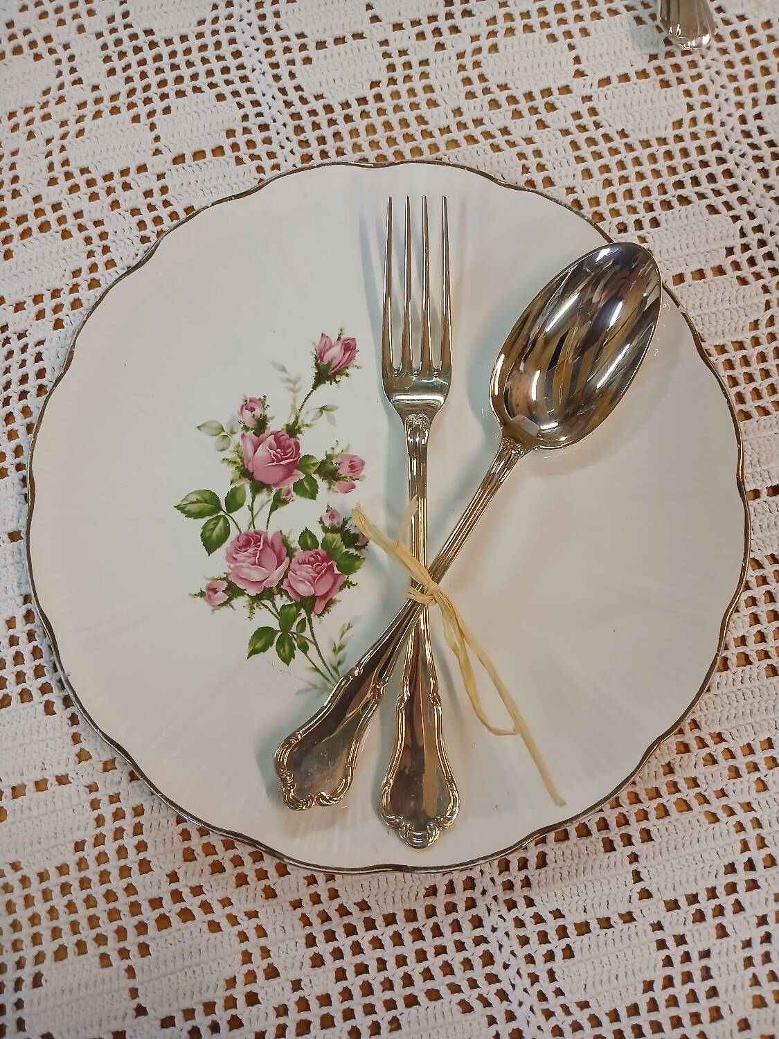 5 pairs of silver-plated cutlery