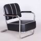 Bauhaus Lounge Chairs in Leather from Mücke Melder, 1930s, Set of 2
