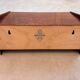 Ensemble de tables de nuit flottantes vintage en palissandre.