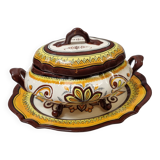 HB Henriot earthenware soup tureen, Quimper Brittany