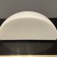 Large Opaline Glass White Sconces, 1980s, Set of 2