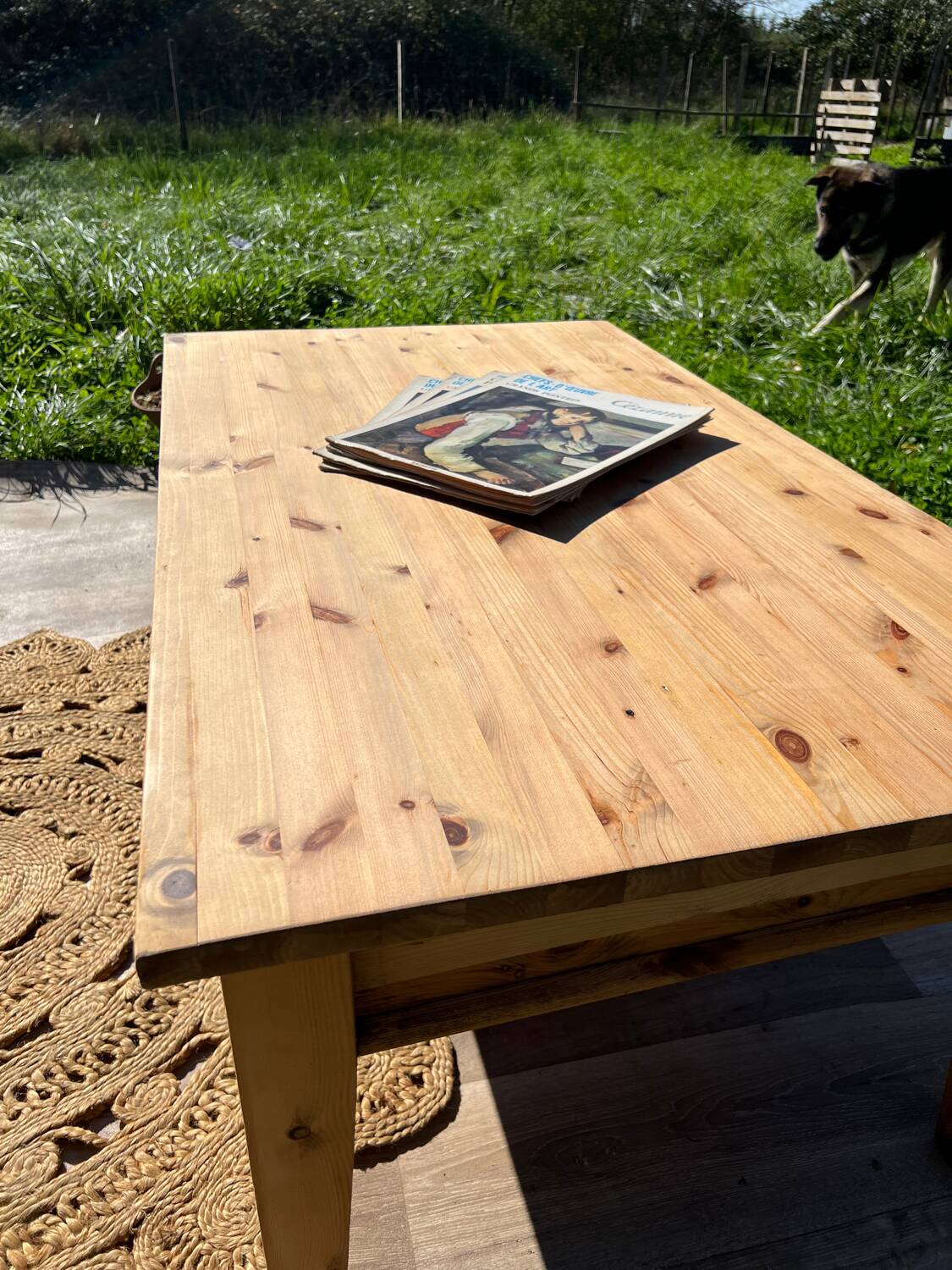 Pine coffee table