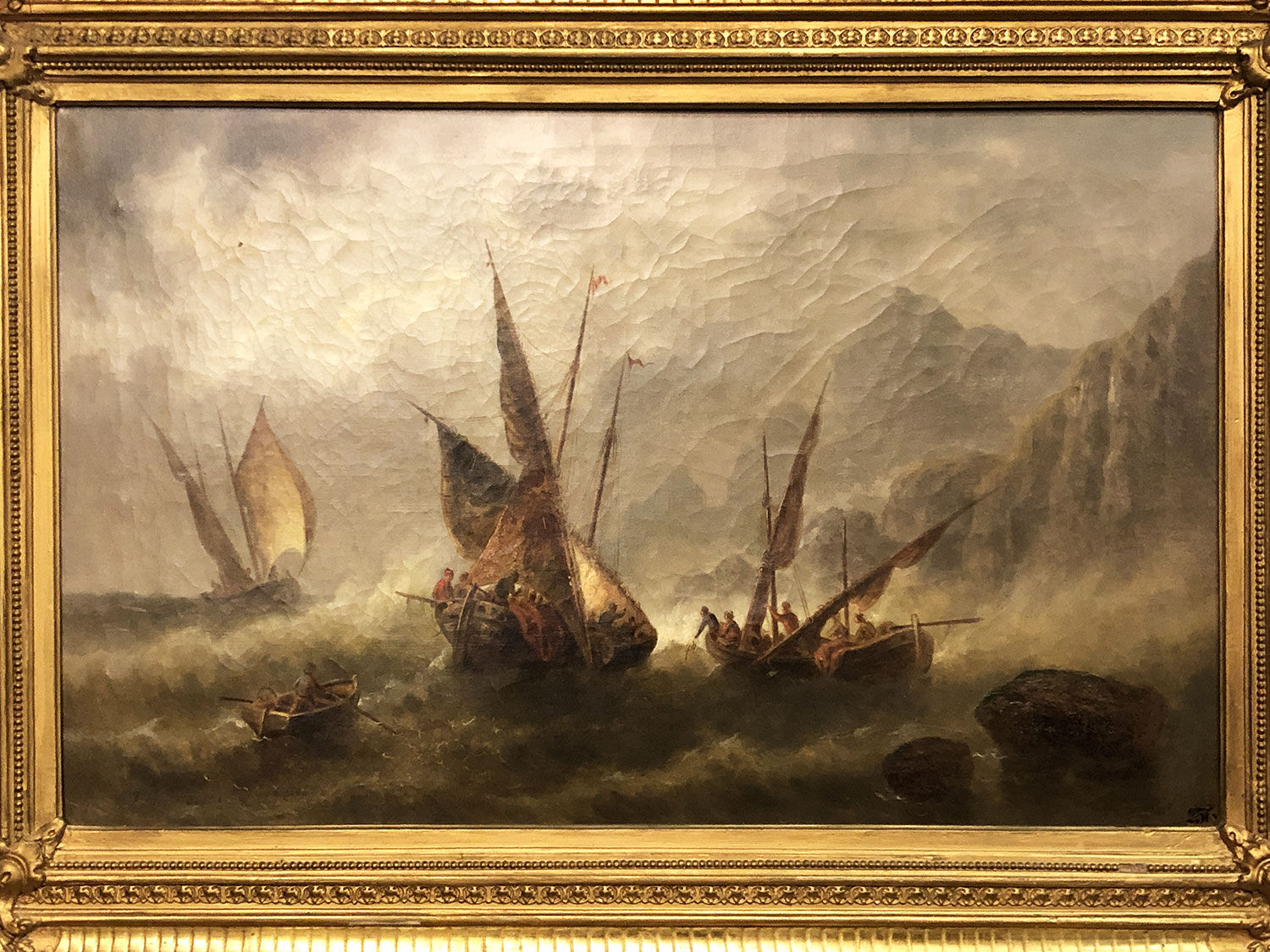 Huile sur toile XIXe siècle
