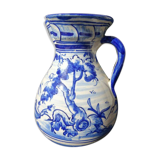 Talevera blue earthenware pitcher