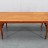 Table basse en teck restaurée par Johannes Andersen des années 1960 pour CFC Silkeborg, Danemark
