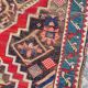 Ancient Caucasian carpet Karabakh handmade 115x270 cm