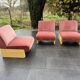 1970s modular sofa and armchairs