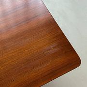 Coffee table in Wood and Metal/Brass by Ico Parisi for Cassina 1957