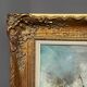 J.J. Coulon. "Marine Landscape." Oil on canvas.