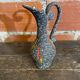 Old pitcher jug h. becquet black ceramic made in belgium wine