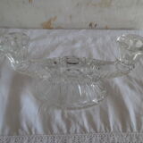 Glass candlestick