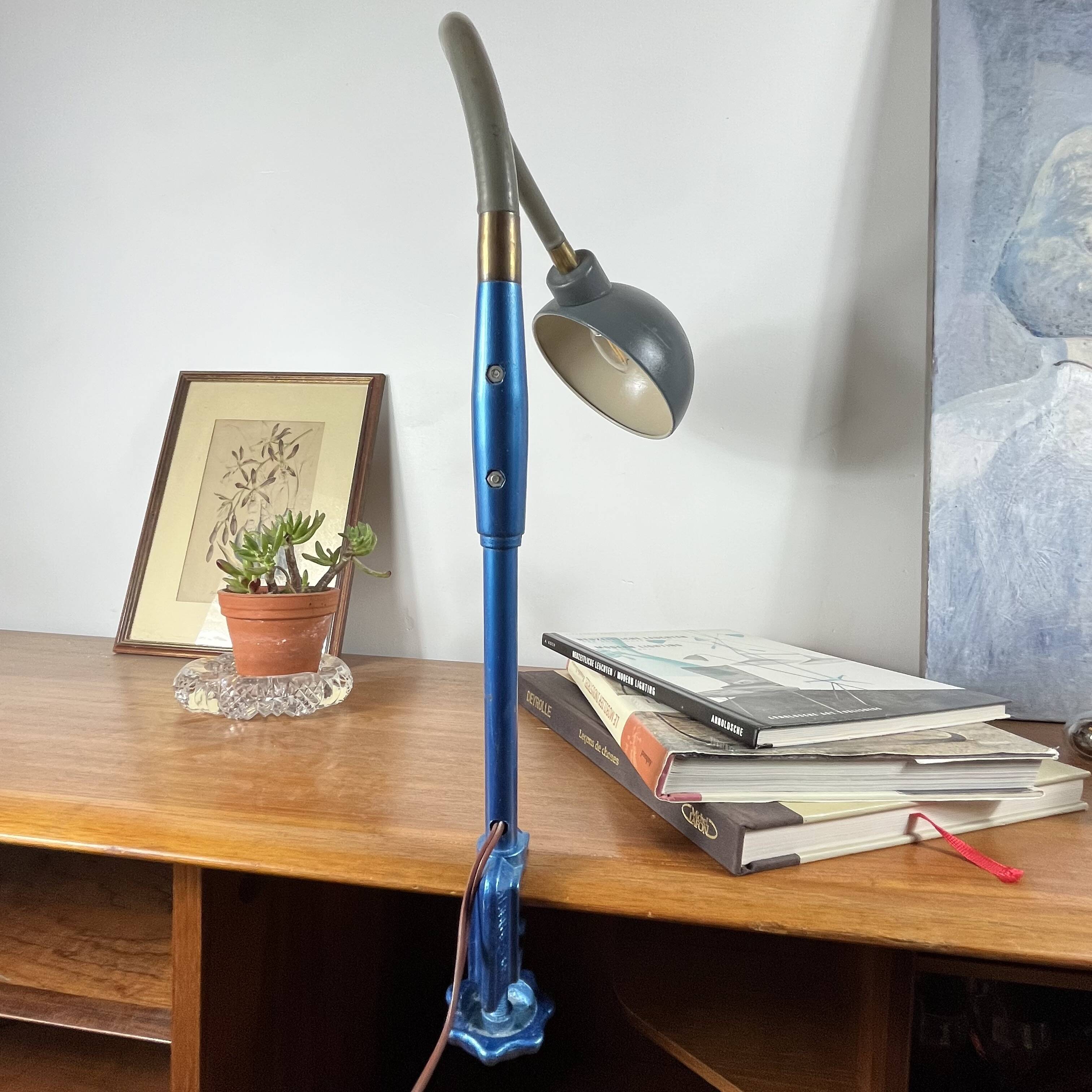 Architect's lamp, industrial workshop lamp Adher