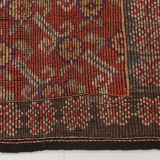 Rug For Living Room Red Turkish Kilim Rug, 151x336Cm