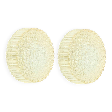 Pair of Mid-Century Bubble Glass Wall Lamps by H.Tynell for Limburg, 1970s