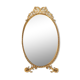 Miroir à poser doré 17x29cm