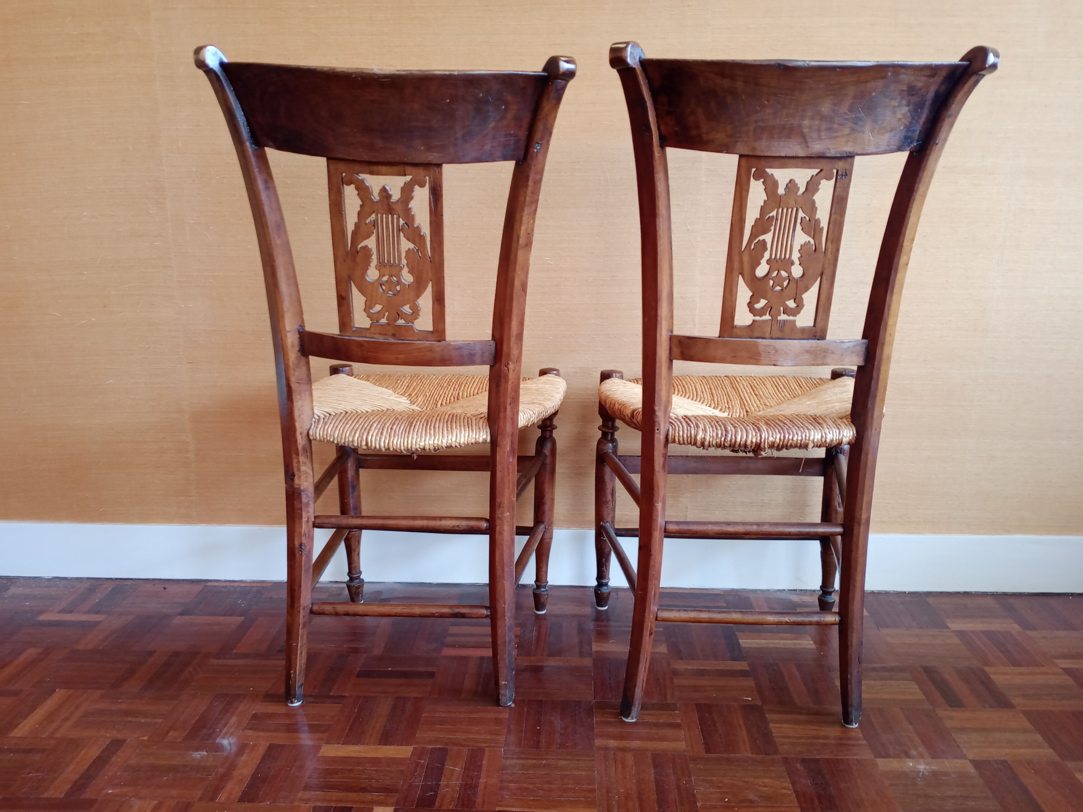 Pair of chairs 19th