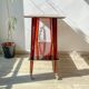 Vintage Formica trolley on wheels from the 1960s