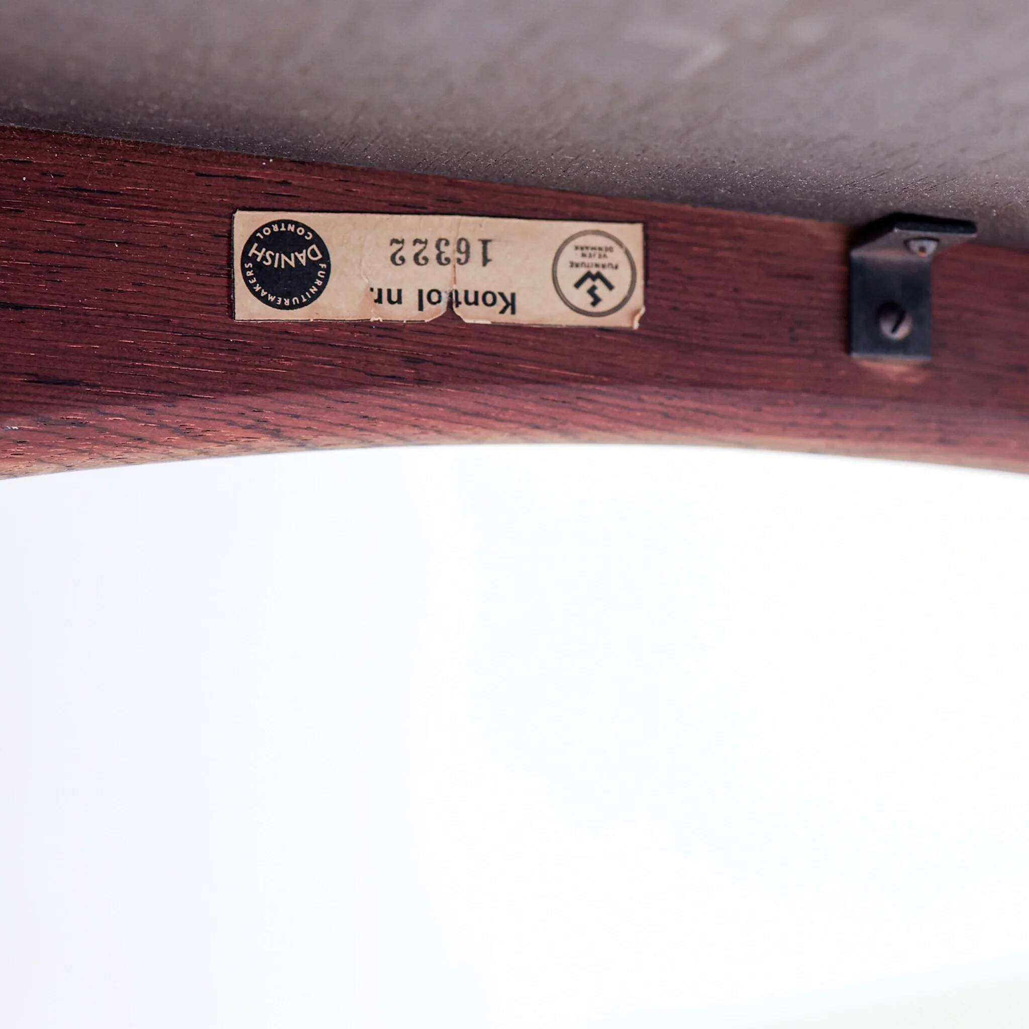 Table basse en palissandre par Søren Willadsen, Danemark 1963