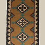 3 x 6, handmade jute-wool kilim rug, kilim carpet, 90x180cm