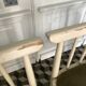 Built-in wooden chairs by Thonet