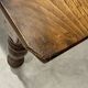 Antique natural wood farm table with 3 drawers