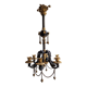 Chandelier in gilded bronze and patinated 19th century