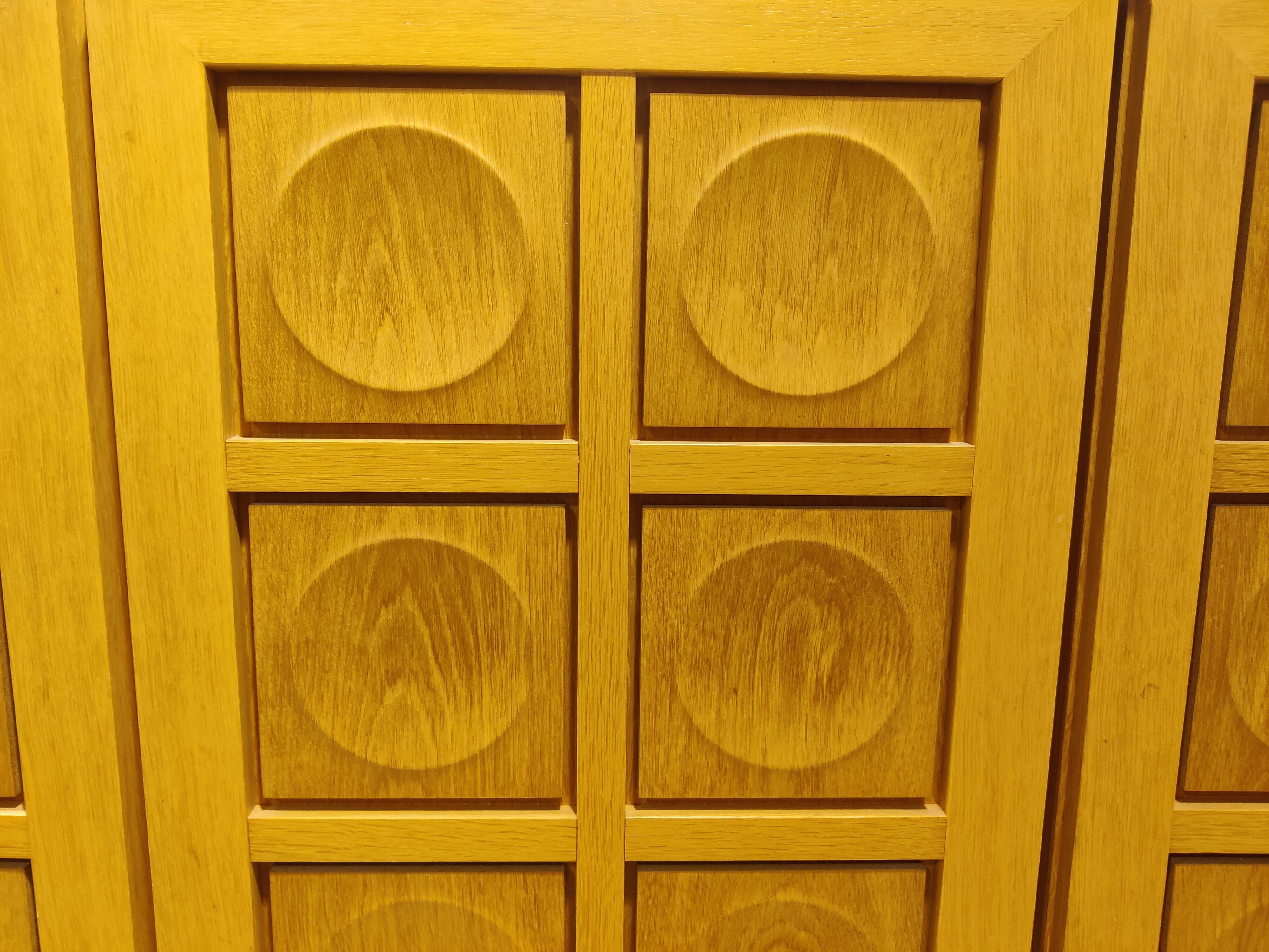 Vintage xxl brutalist highboard, 1970s