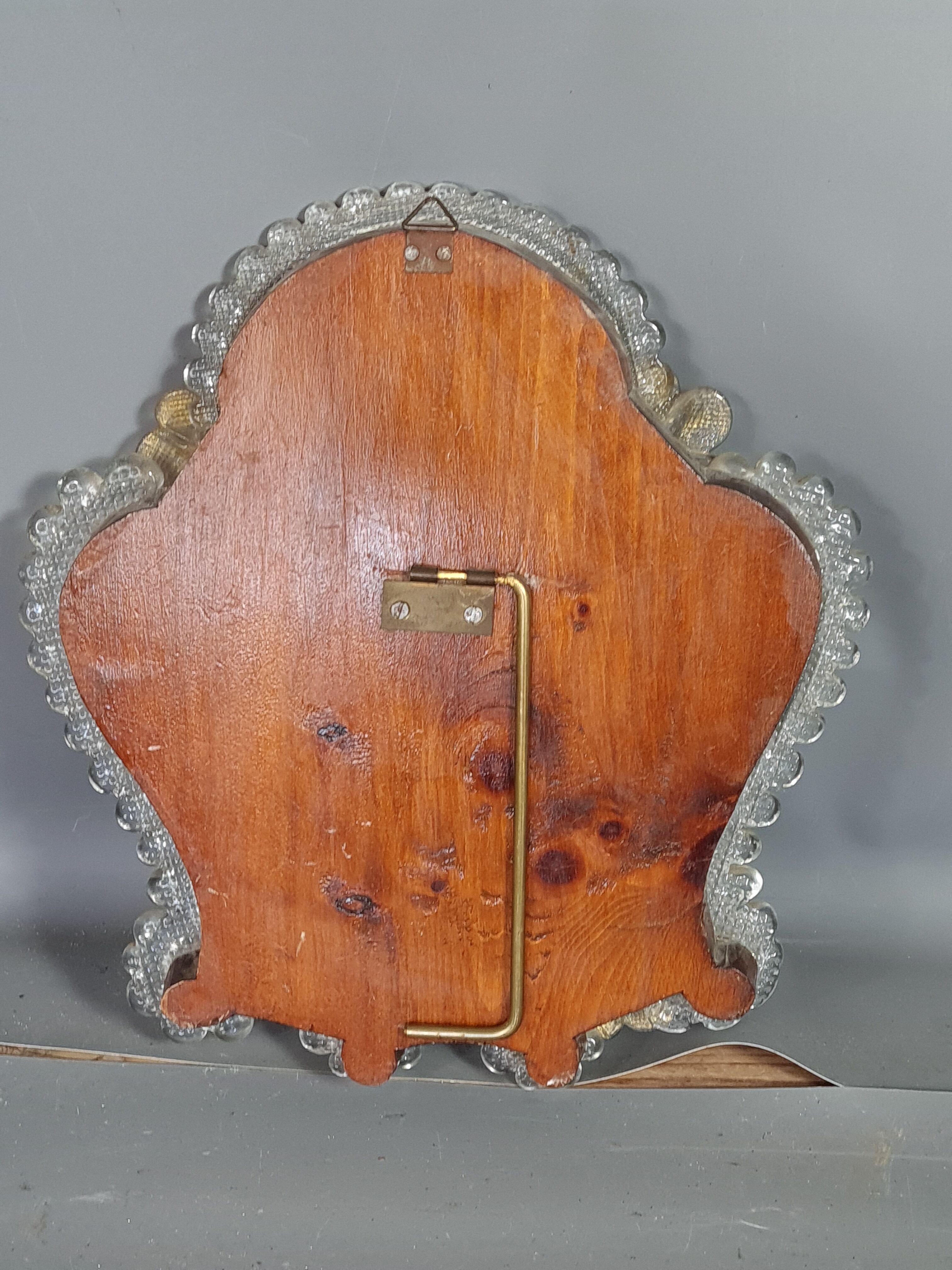 Old Venetian glass mirror to install or hang without lack. SB