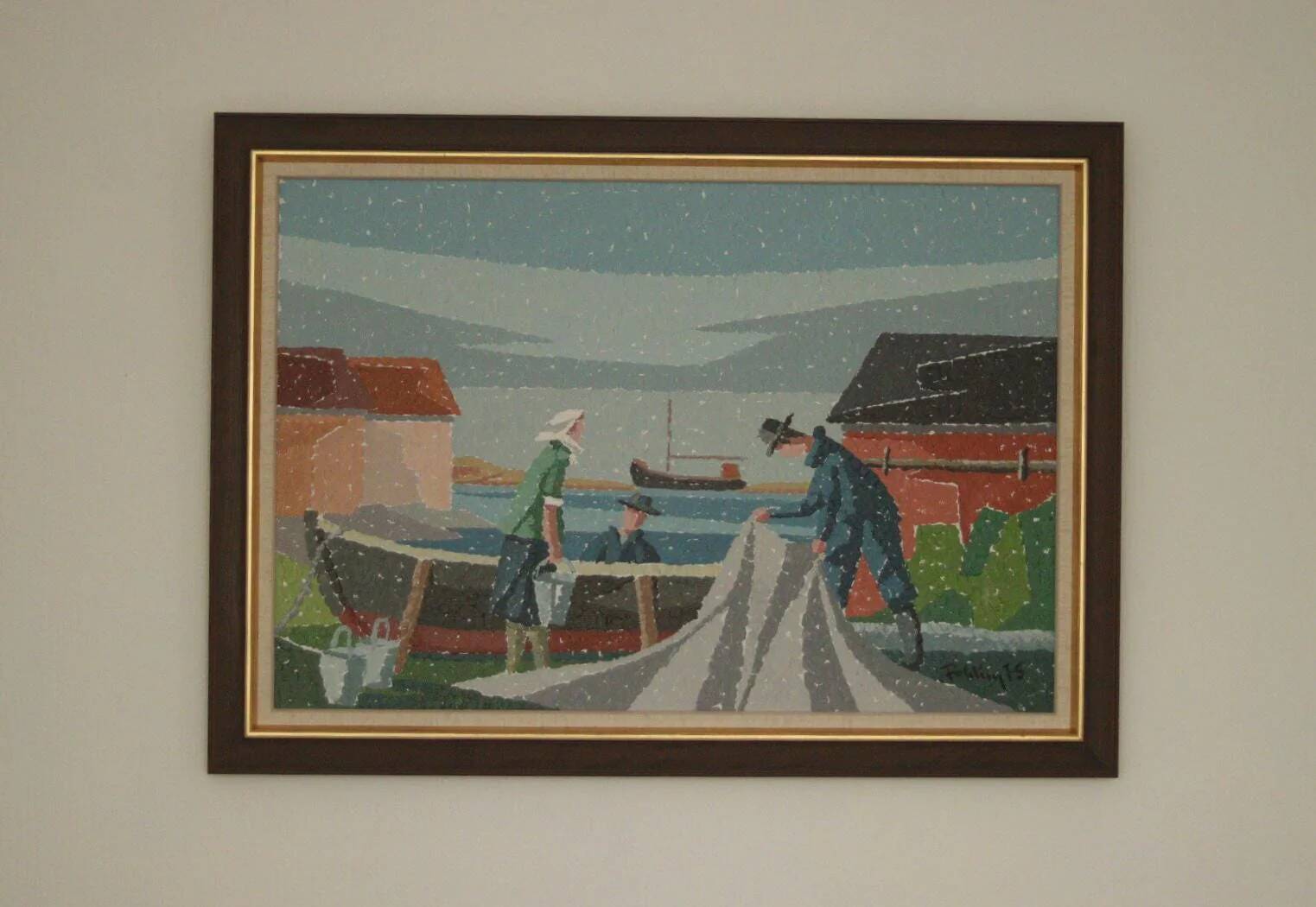 « Pêcheur » de Gunnar Fohlin, 1975