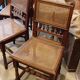 Lot de 3 chaises cannée anciennes