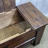 Oak and chestnut storage bench from the late 19th century