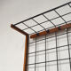 Iron and wood wall coat holders, 1960