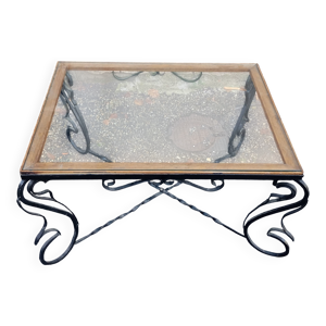 Table basse fer forge
