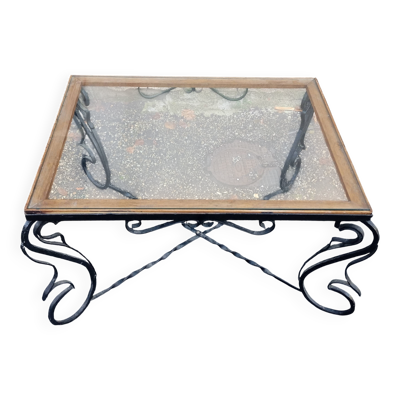 Table basse fer forge