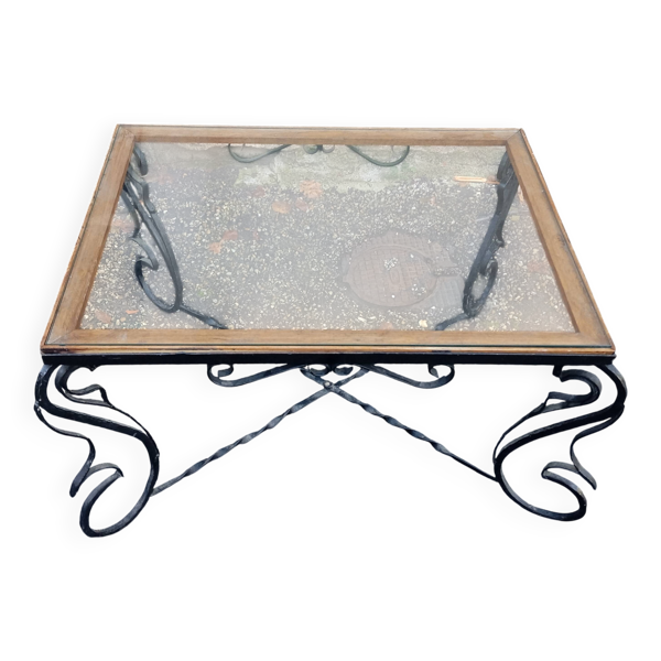 Table basse fer forge