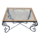 Table basse fer forge