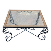 Table basse fer forge