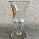 Verre à pied en cristal gravé de Bohême