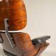 Lounge Chair in Black Leather attributed to Charles Eames for Herman Miller, 1956
