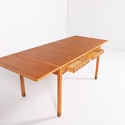 Table extensible par David Rosen pour Nordiska Kompaniet, Suède 1950