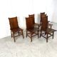 Mid century bamboo dining chairs, 1960s
