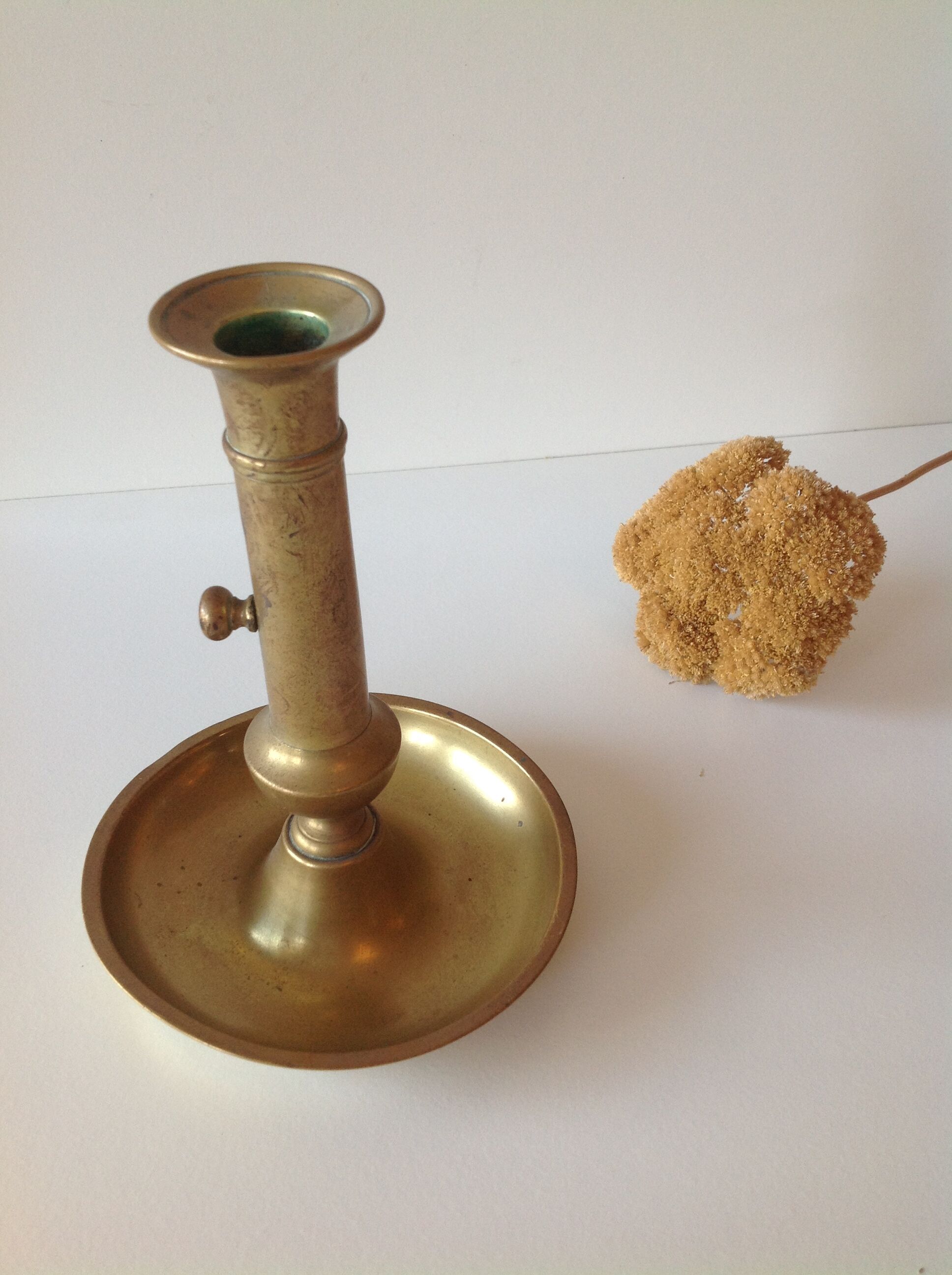 Brass candlestick