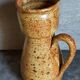 XXL potter's pitcher in Art-populaire pyrite stoneware early twentieth century