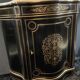Boulle Napoleon III violin-shaped sideboard at waist height