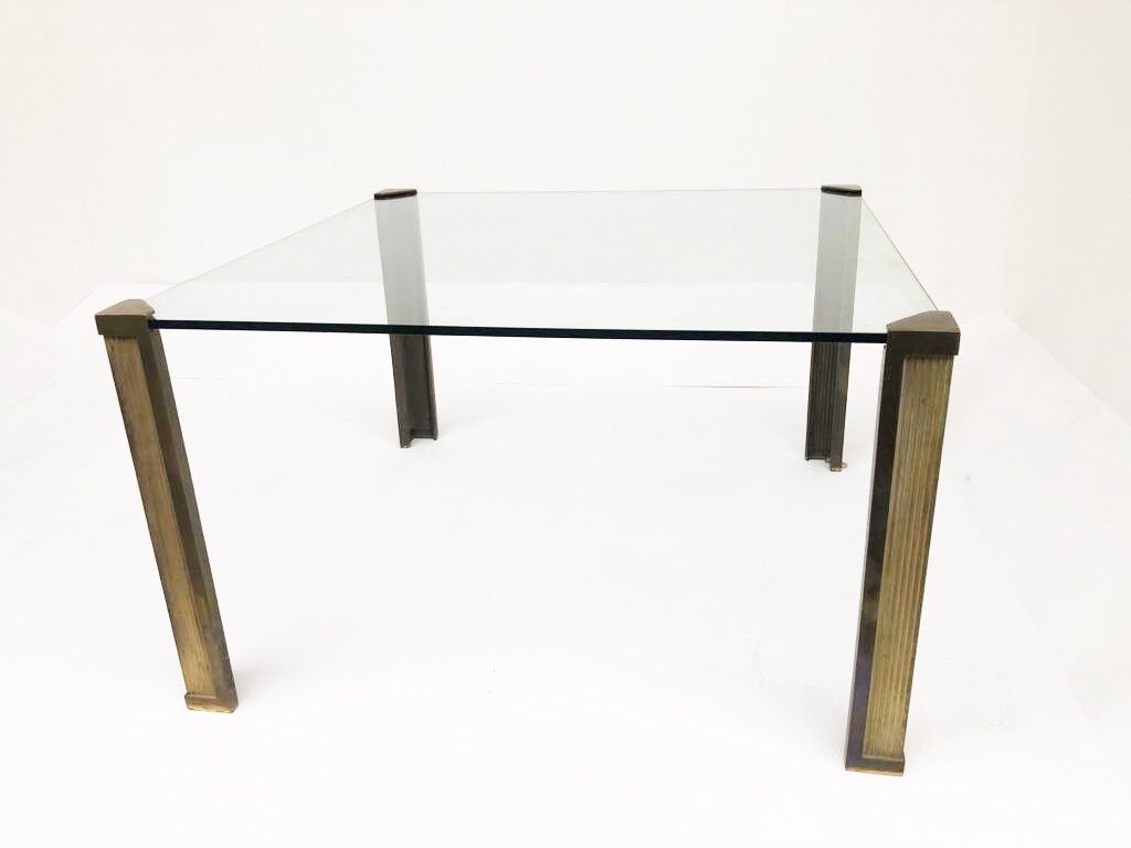 Bronze dining table T14 by Peter Ghyczy, 1970