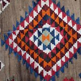 Handmade antique Persian Ardabil kilim rug 137 x 198 cm, 1930s