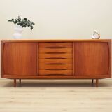 Teak sideboard, Danish design, 1970s, manufacturer: Dyrlund