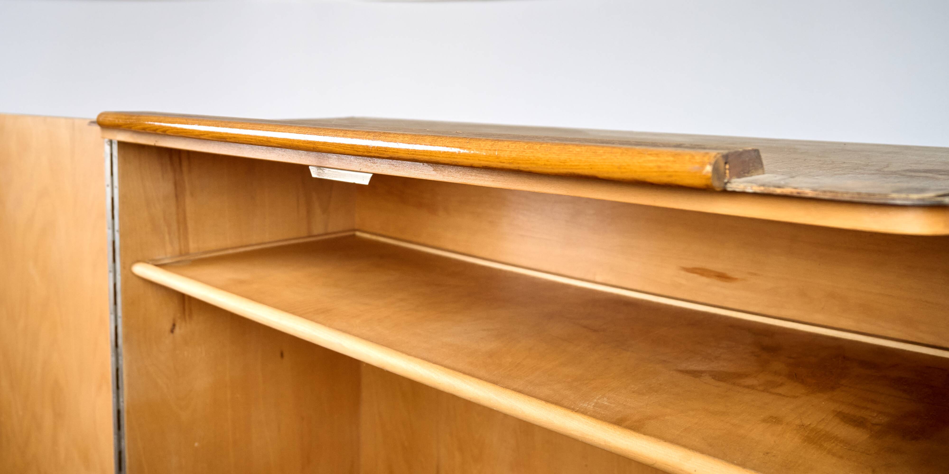 Art Déco Wardrobe by Jindřich Halabala, 1960s, Czechoslovakia