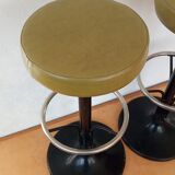 Pair of 60s tulip foot bar stools